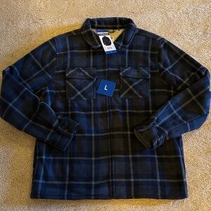 NWT Voyager Blue Plaid Jacket